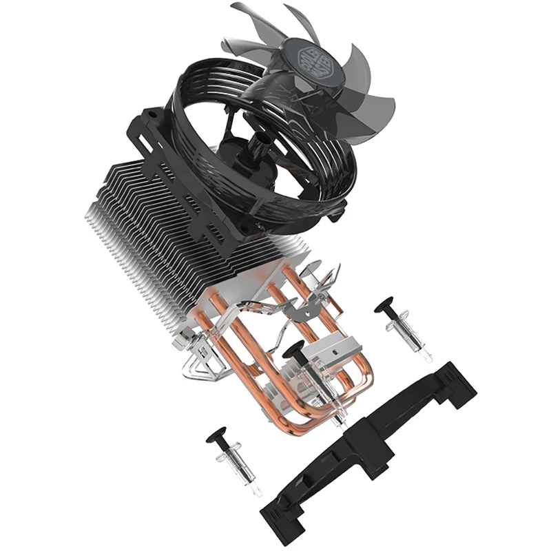 Enfriador de CPU Master T20, 2 tubos de calor para Intel 1700, 775, 115X, 2011, AMD AM4 - imagen 5