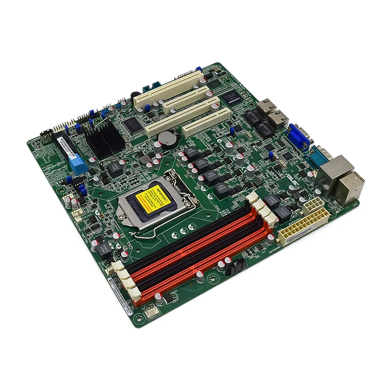 Placa base ASUS P8B-M Socket 1155 UATX 4 × DDR3 DIMM C204 compatible con CPU Intel Xeon E3-1270 V2 I7-3770 I7-2600 4 × SATA II 1 × PCI - imagen 2