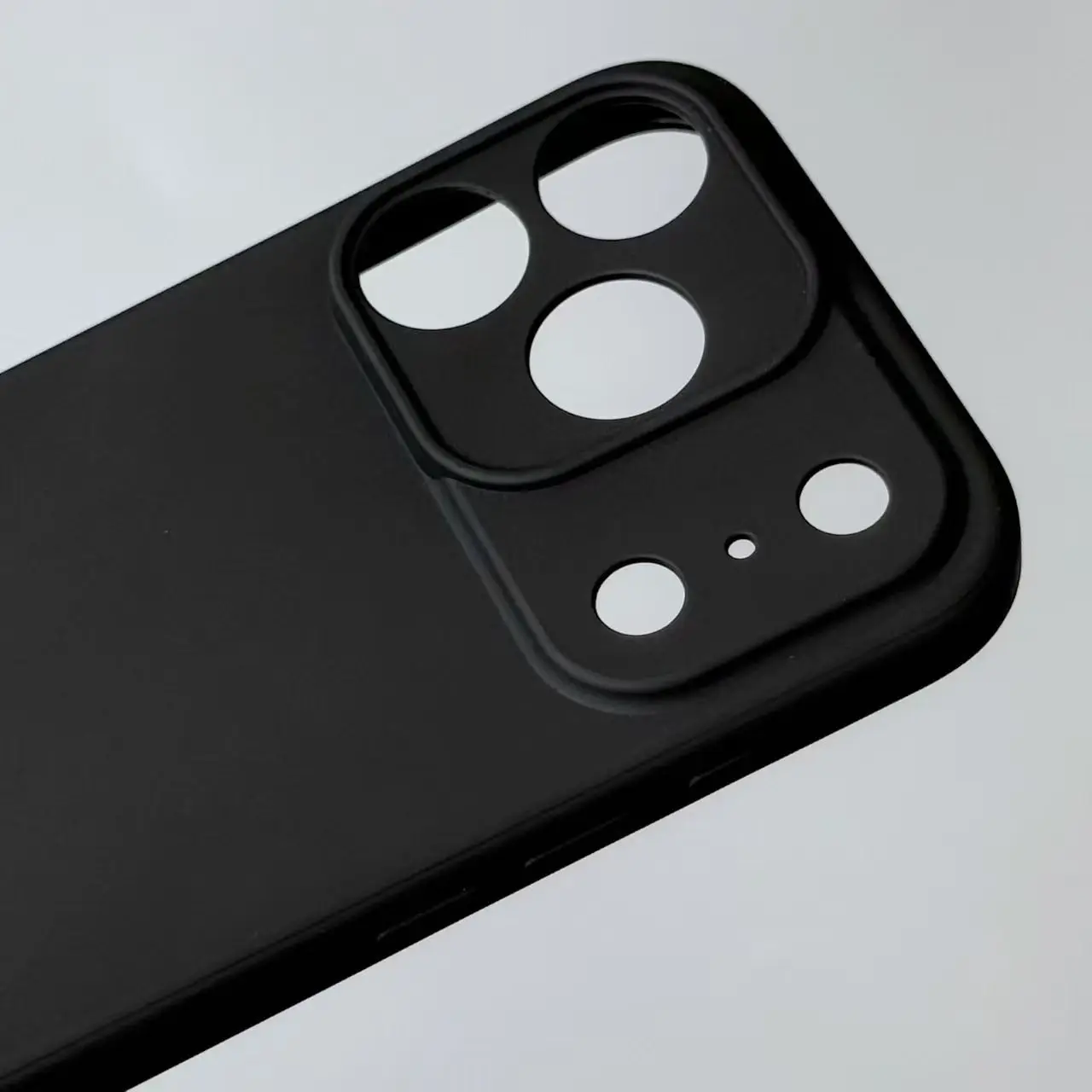 Funda de teléfono de silicona líquida para Apple iPhone 17 Pro Max 17 Air Color negro funda suave de TPU - imagen 3