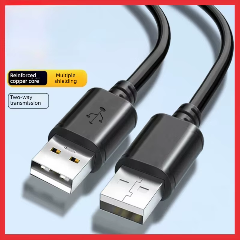 Cable USB 2.0 Macho a Macho – Sincronización Datos y Carga - imagen 4