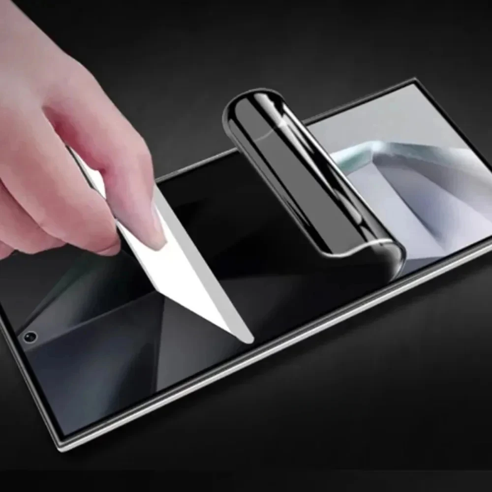 2 uds película de hidrogel de privacidad Galaxy S24 S23 S21 S22 Ultra Protector de pantalla antiespía para Samsung Note 20 10 S10 S9 Plus - imagen 3