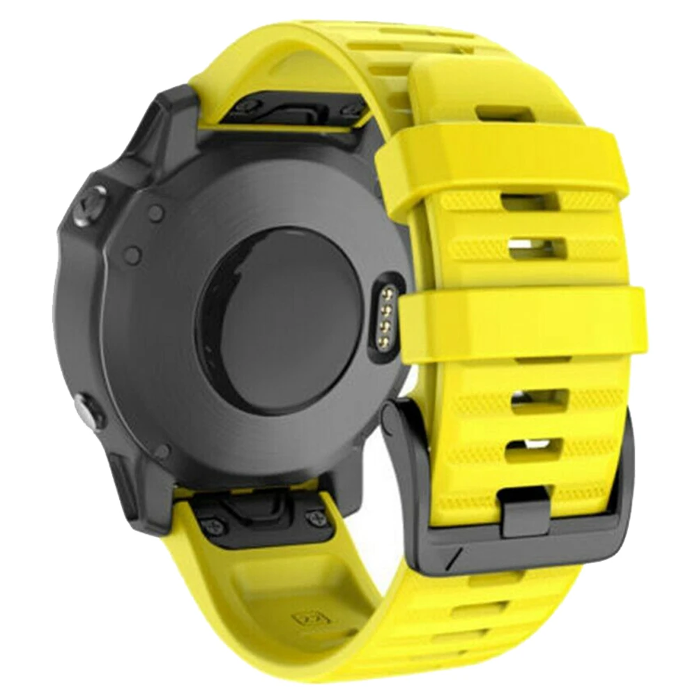 Quickfit-Correa de silicona para reloj, pulsera de 26mm y 22mm para Garmin Fenix 7, 7X, 6, 6X Pro, 5X, 5 Plus, 3, 955, Epix Gen 2 - imagen 3