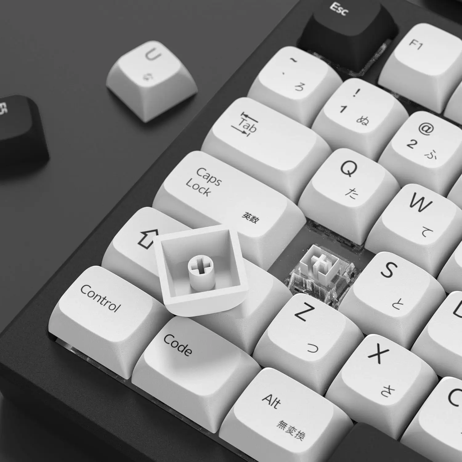 Teclas personalizadas XVX ARCO japonés, teclas blancas XDA PBT, juego de teclas de sublimación de tinte para teclado Cherry MX 75%, 143 teclas - imagen 3