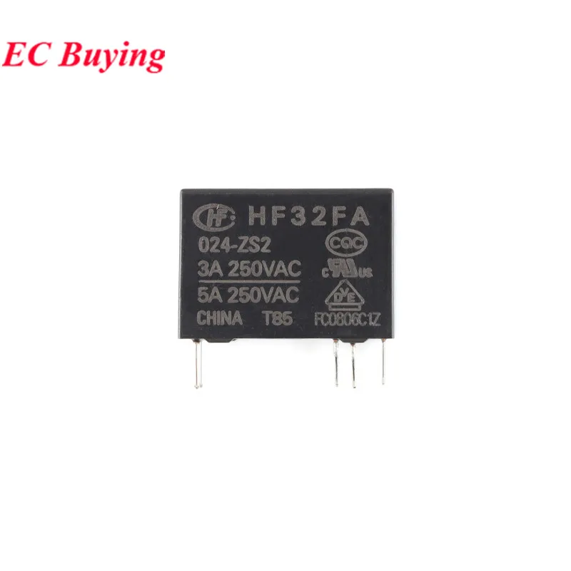 5 uds/1 ud JZC-32FA HF32FA/005-ZS2 012-ZS2 024-ZS2 5VDC 12VDC 24VDC DC 5V 12V 24V 5A 5Pin relé de potencia Relais Rele - imagen 5