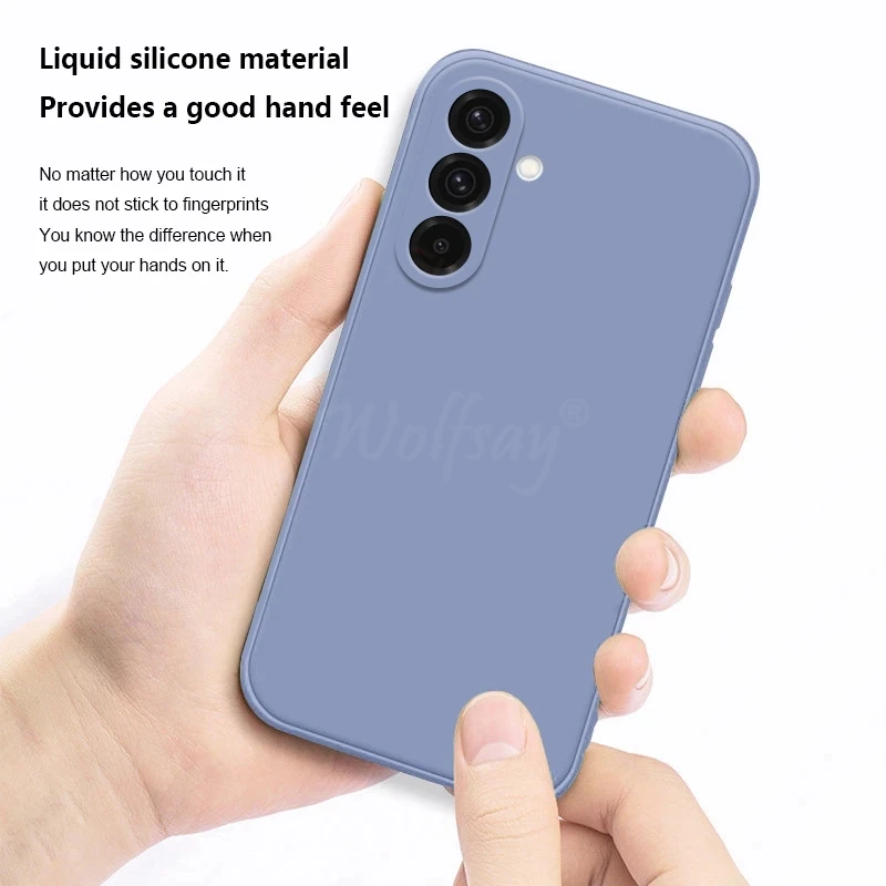 Para Samsung Galaxy S26 Funda de silicona líquida de goma lisa Funda Samsung Galaxy S26 Funda protectora de teléfono Funda S26 Ultra Edge - imagen 3