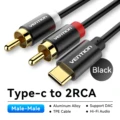 Type c to 2RCA Black