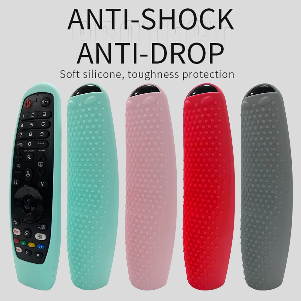 Funda protectora de silicona para LG AN-MR600 MR650 MR18BA MR19BA MR20GA, cubierta mágica para mando a distancia, consola de TV OLED inteligente, 2 uds. - imagen 3