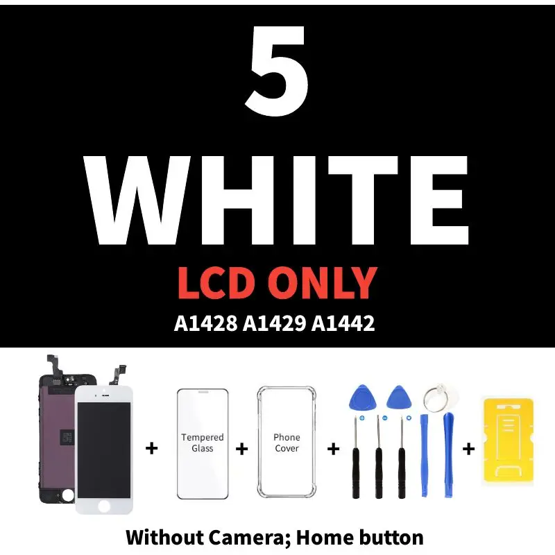 5 White LCD Only