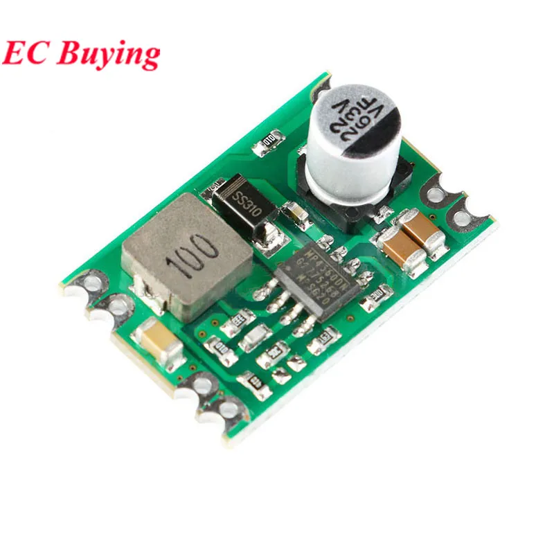 Módulo de fuente de alimentación reductor de DC-DC, placa regulada por Buck, entrada 2A, salida de 8-55V CC a CC 3,3 V/5V/9V/12V, PCB electrónico, 10 Uds./1 ud. - imagen 2