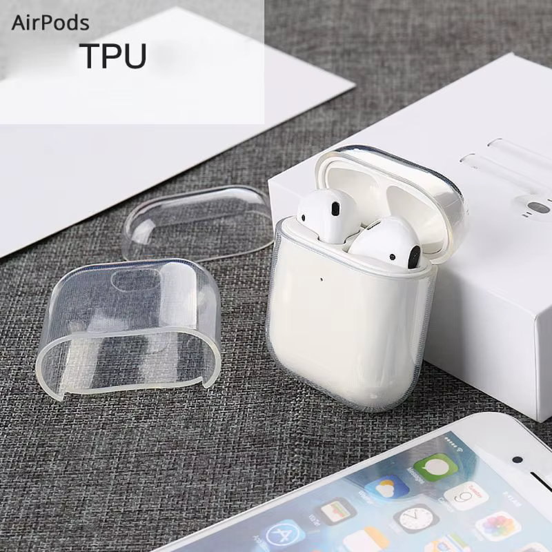 Funda TPU AirPods 1/2 Transparente Suave Antigolpes - imagen 4