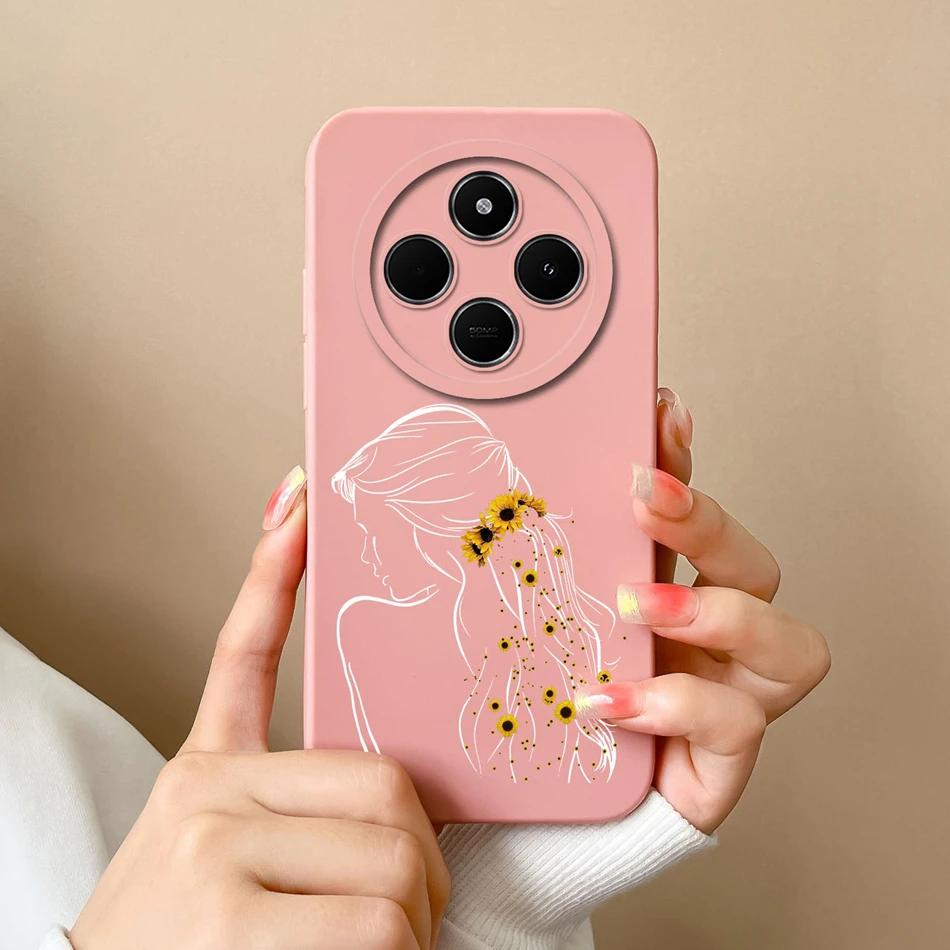 Para Xiaomi Redmi 14C funda amor corazón mariposa contraportada para Redmi 14 C 4G Redmi14C carcasa de teléfono Fundas de silicona líquida suave - imagen 5