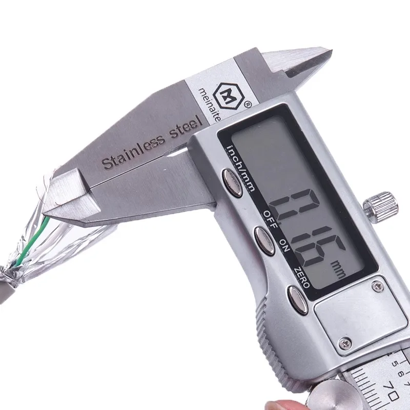 Cable de red Ethernet Cat6A S-FTP parche blindado Cable a granel crudo 26AWG cables de cobre trenzados multinúcleo LSOH/LSZH - imagen 4