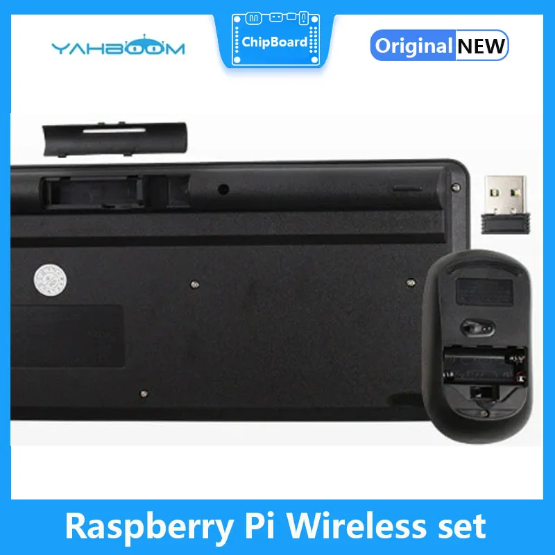 Juego de teclado y ratón inalámbricos 4B, Compatible con Raspberry Pi 5 Jetson NANO RDX-3, USB SIN controlador, 2,4G - imagen 4