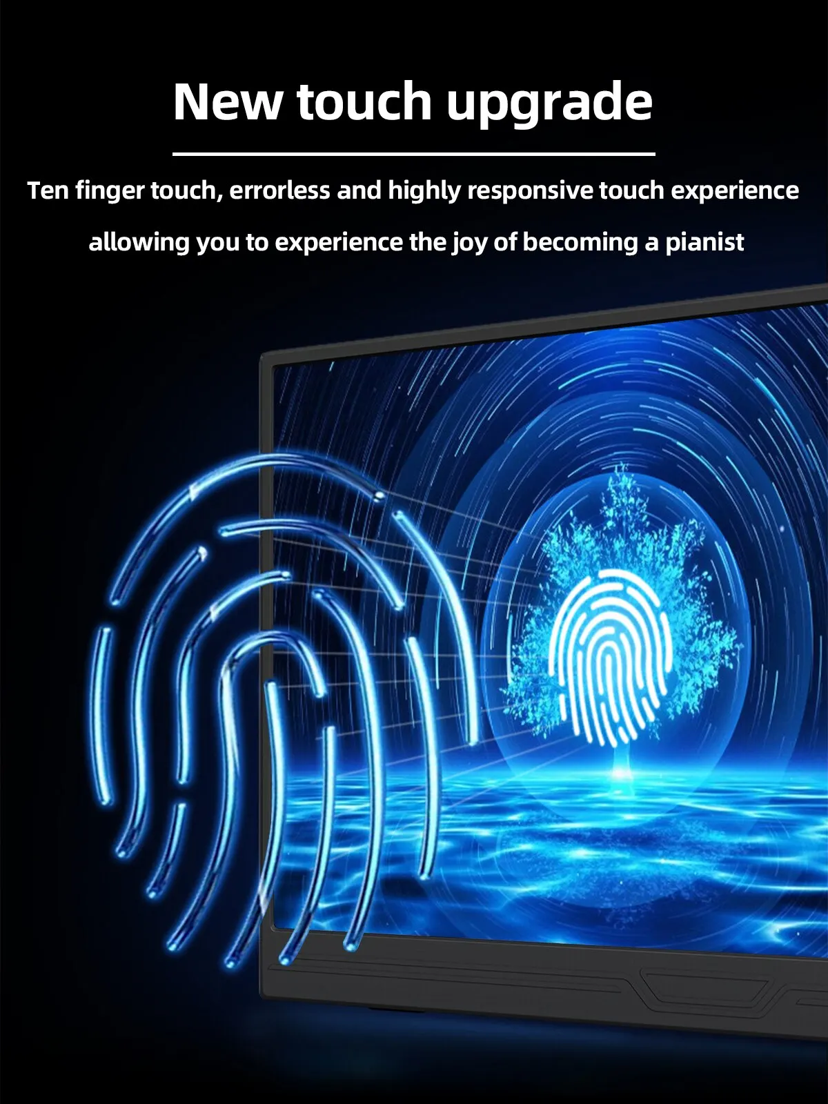 ZSUS-Monitor portátil de 15,6 pulgadas, pantalla táctil de 1920x1080, HDR, Luz Azul baja para XBox, PS4/ 5, Switch, Loptop, extensión de teléfono móvil y PC - imagen 4