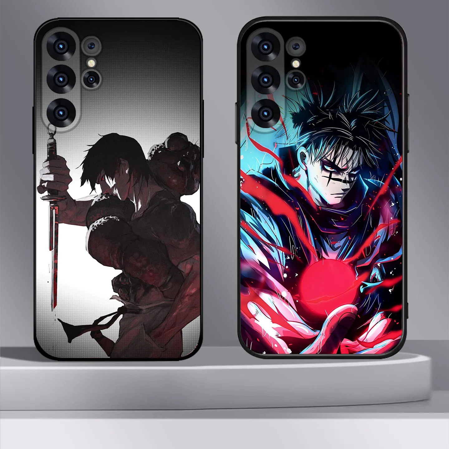 BK-18 Jujutsu Kaisen funda blanda para Realme 8 8S Q3 Q3i V13 C12 C15 C21Y C25Y C20 C33 C30 Narzo 30 Pro - imagen 5