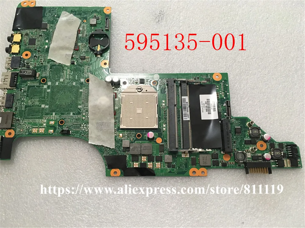 Placa base para ordenador portátil hp Pavilion DV6-3000, 595135-001, DV6 NOTEBOOK DA0LX8MB6D1 REV:D 100% probado