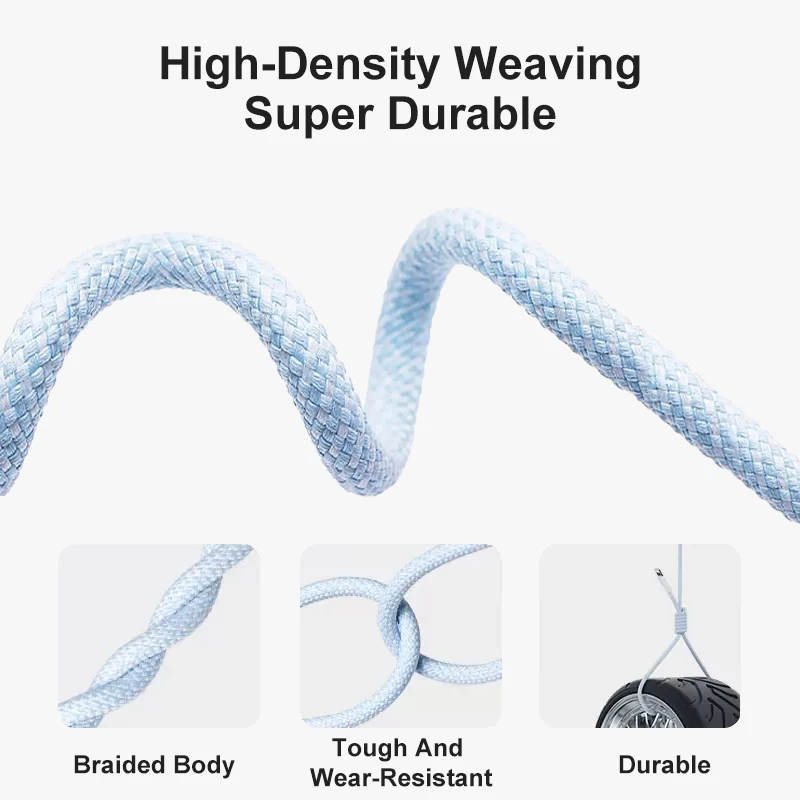 Cable USB tipo C para i15 Pro Max PD 65W 25W Turbo, Cargador rápido tipo C para Samsung S23 S24 Xiaomi - imagen 5