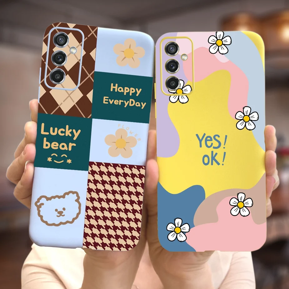 Funda de silicona suave para teléfono Samsung Galaxy M52 5G, cubierta pintada con arte elegante de SM-M526B, parachoques para Samsung M52 M 52 Galaxy ym52 - imagen 3