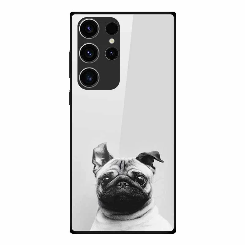 Funda de teléfono para Samsung S23 Ultra, carcasa trasera de vidrio templado, Funda suave para Samsung Galaxy S23 Plus, S 23 + Ultra Coque - imagen 5