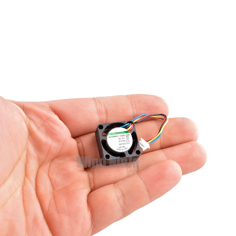 MF20080V1-1000U-S99 ventilador de 2cm 20mm 20x20x8mm DC5V 0,72 W 4 pines micro ventilador de refrigeración para micro dispositivos Raspberry Pi - imagen 4