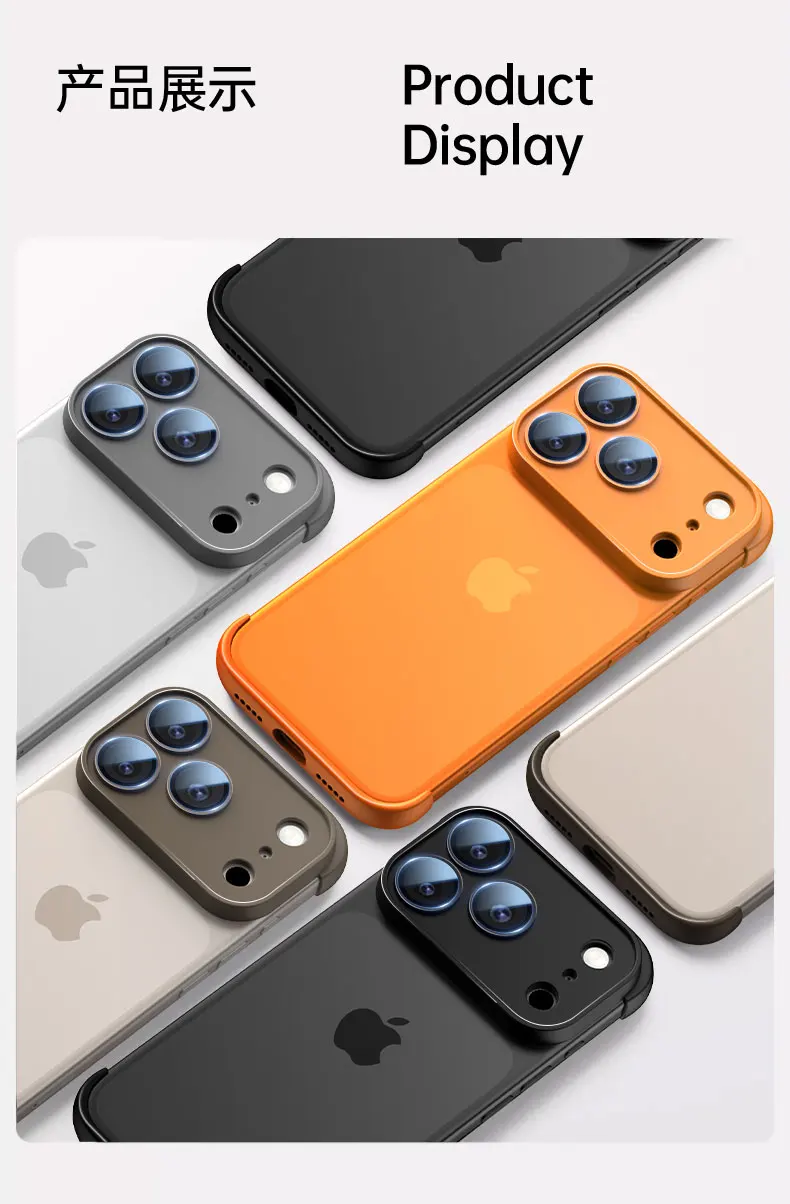 Funda de silicona suave con almohadilla de esquina protectora de lente de lujo para iPhone 17 Pro Max, funda de teléfono a prueba de golpes para iPhone 17 air 17PRO ﻿ - imagen 5