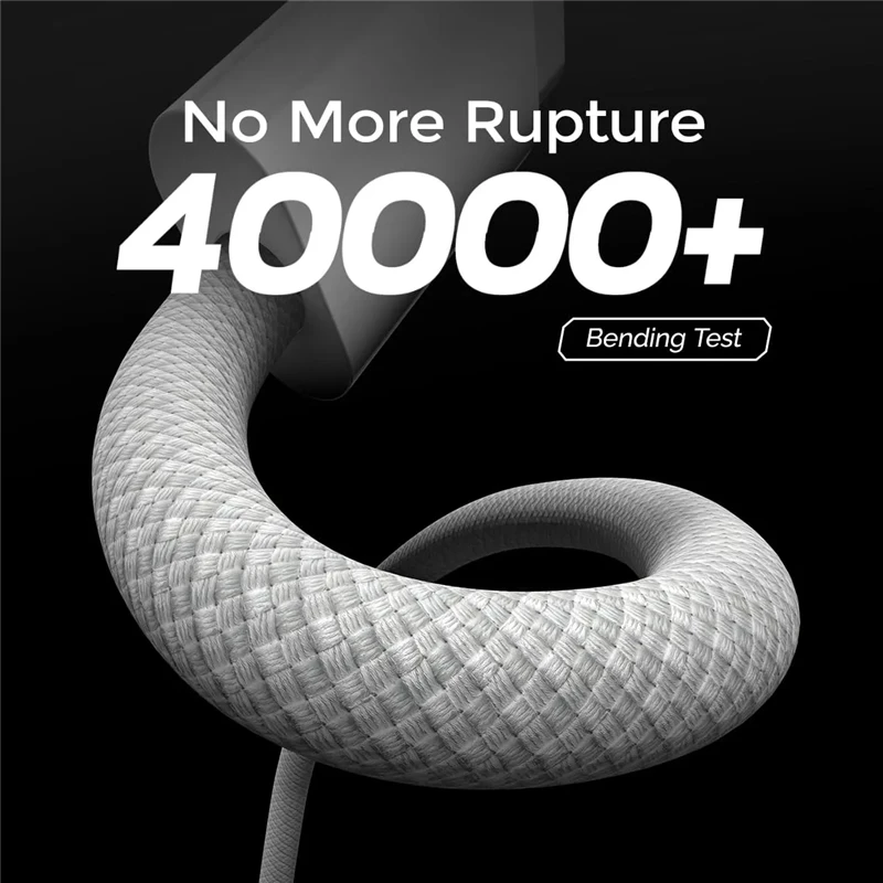 Cable trenzado de carga rápida PD 60W Dual USB-C para iPhone 15 16 Pro Max 15 16 Plus Cable de cargador rápido tipo C a tipo C con caja - imagen 5