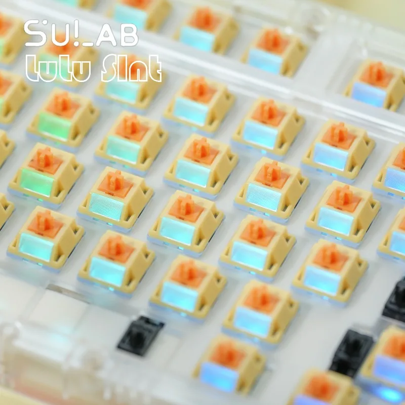 Interruptor lineal, interruptor silencioso, disparadores, 32g, 37g, 45g, intercambiable en caliente, teclado mecánico personalizado para juegos, accesorios, interruptores, regalo DIY - imagen 3