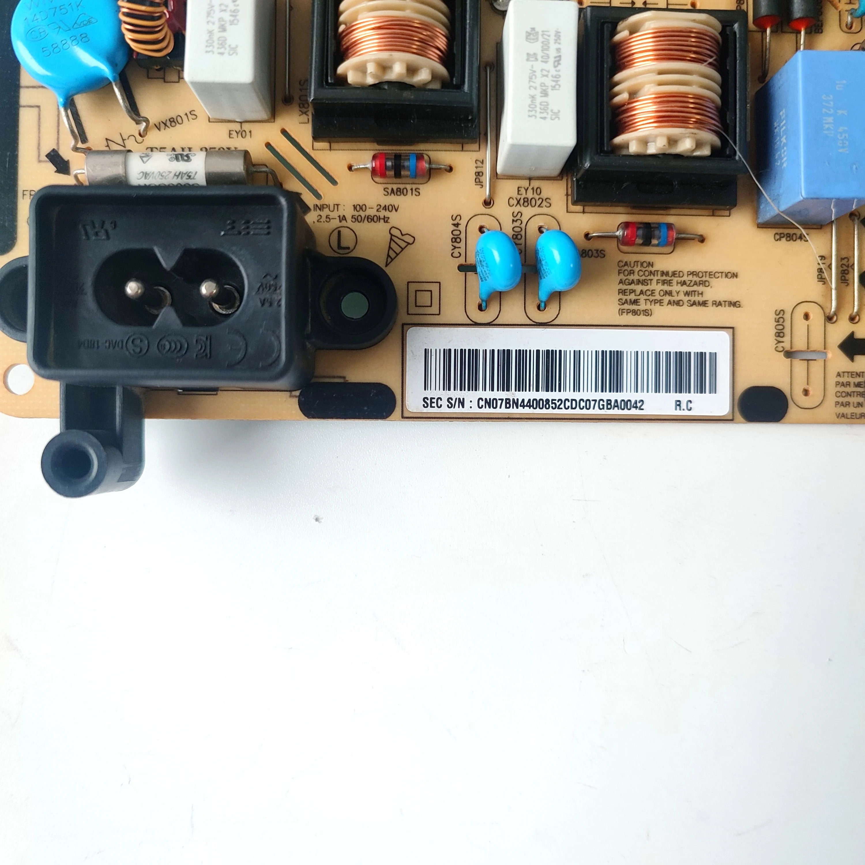 Placa de fuente de alimentación BN44-00852A, accesorio para televisor HG40EE590SK UA40J5200A UE48J5000A UN43J5202A, buena prueba, BN44-00852C = L48MSF-FDY, BN4400852 - imagen 3