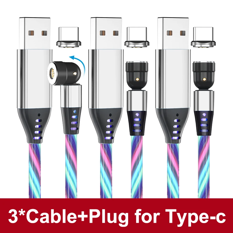 3pcs Colorful Type C