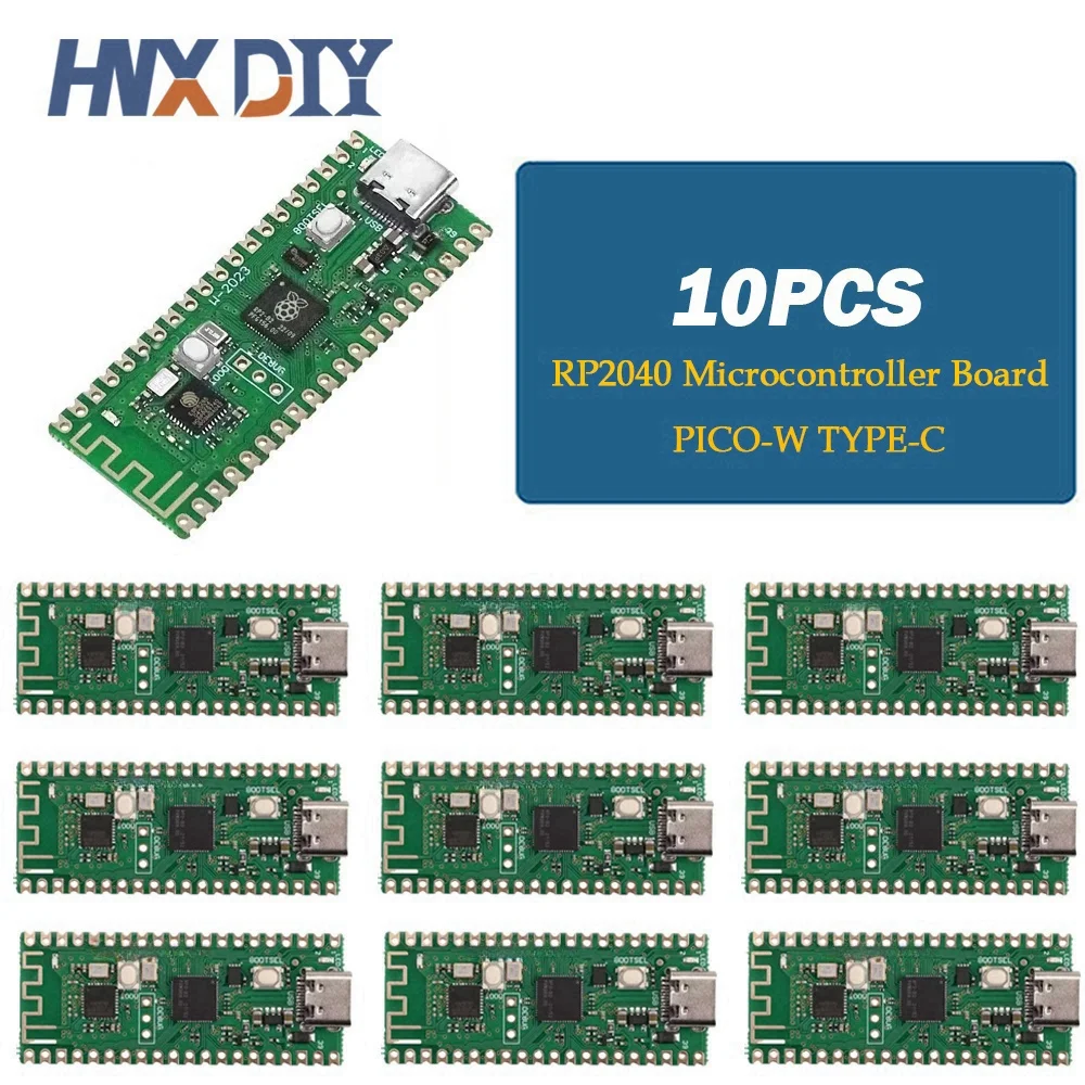 1-10 Uds Raspberry Pi Pico Board RP2040 PICO W Dual-Core 264KB ARM microordenadores de baja potencia procesador de Cortex-M0 + de alto rendimiento - imagen 3