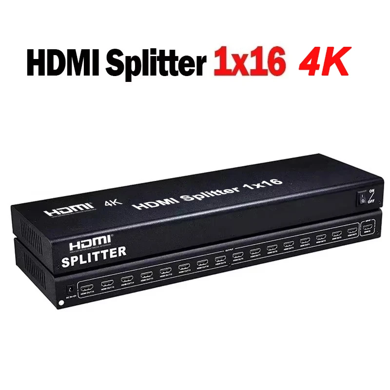 Divisor HDMI 4K 1x10 1x16 16 pantalla múltiple convertidor de vídeo procesador distribuidor para cámara PC a Monitor de TV 1080P 60Hz - imagen 2