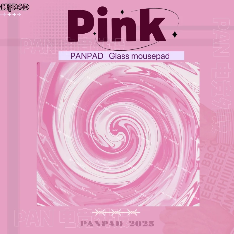 PANPAD-alfombrilla de ratón de vidrio templado para videojuegos, superficie lisa, Base antideslizante, Gel opcional, cobertura completa, accesorios para juegos de escritorio y portátil - imagen 3
