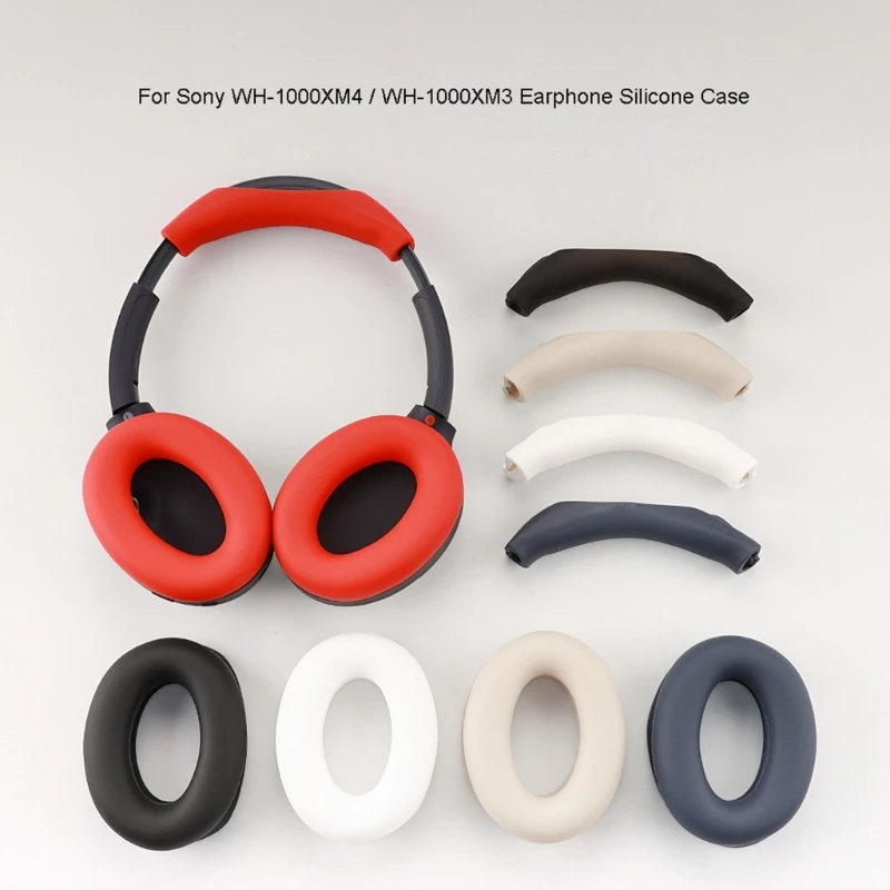 Almohadillas de espuma viscoelástica de repuesto para auriculares Sony WH-1000XM4/WH-1000XM3, almohadillas para los oídos, 1000XM3 1000XM4