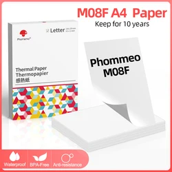 Phomemo M08F – Rollo Térmico A4 Secado Rápido Alta Duración