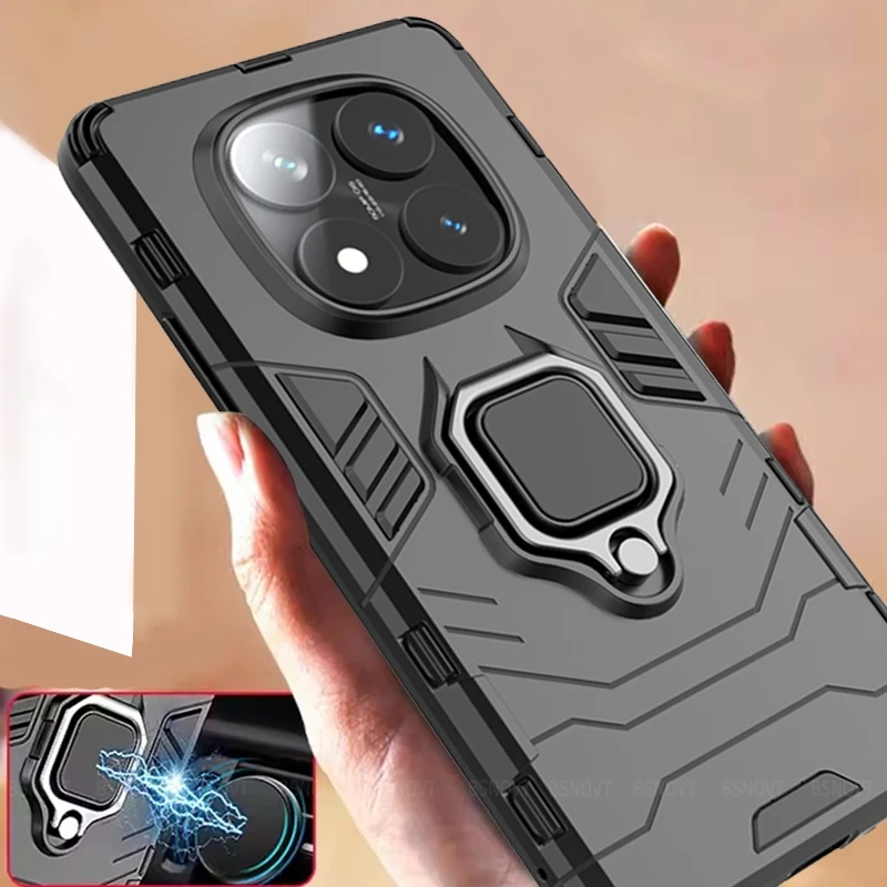 Para Xiaomi Redmi Note 14 Pro 5G funda Redmi Note 14 Pro 5G Capas anillo a prueba de golpes soporte magnético Fundas Redmi Note 14 5G