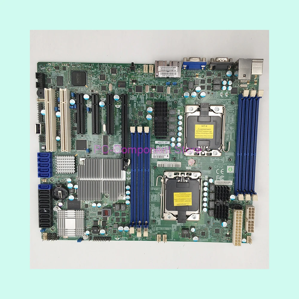 Placa base de estación de trabajo LGA1366 X58 X8DTL-6F - imagen 5