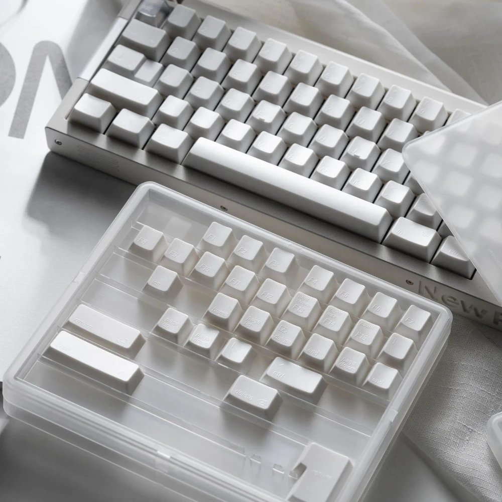 LeleLab Hokkaido tema Keycap 133 teclas ABS personalizado Simple blanco teclado Cap Cherry perfil Gaming KeyCap para teclado mecánico - imagen 5
