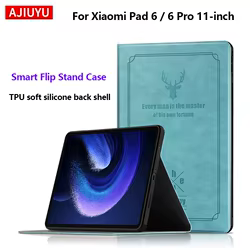 Funda para Xiaomi Pad 6 Pro, funda de 11 pulgadas de cuero PU con soporte trasero suave, carcasa para tableta Mi Pad 6 MiPad 6 Pro 11 "2023