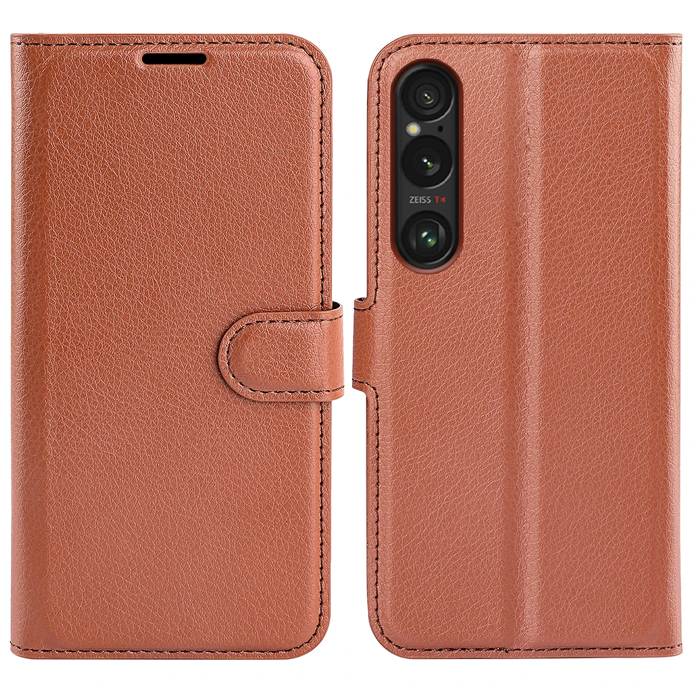 Para Sony Xperia 1 VII funda tipo billetera de cuero con tapa funda de teléfono para Sony Xperia 1 VII funda con soporte de alta calidad - imagen 5