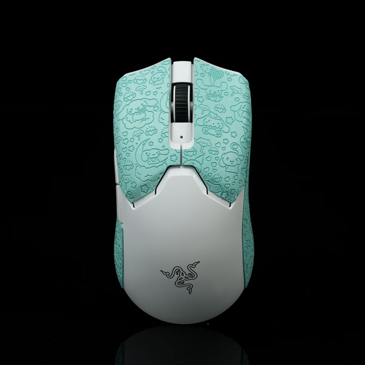 Cinta de agarre de ratón BTL para Razer Viper V2 PRO, pegatina CS, dibujos animados, piel de lagarto, succión de sudor, antideslizante, agarres precortados, patín sin ratón