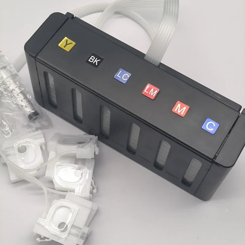 El más nuevo cartucho externo de sistema de tanque de tinta CISS serie Compatible con 6 colores para Epson L805 L800 L1800 L801 L810 L850 L1300 - imagen 2