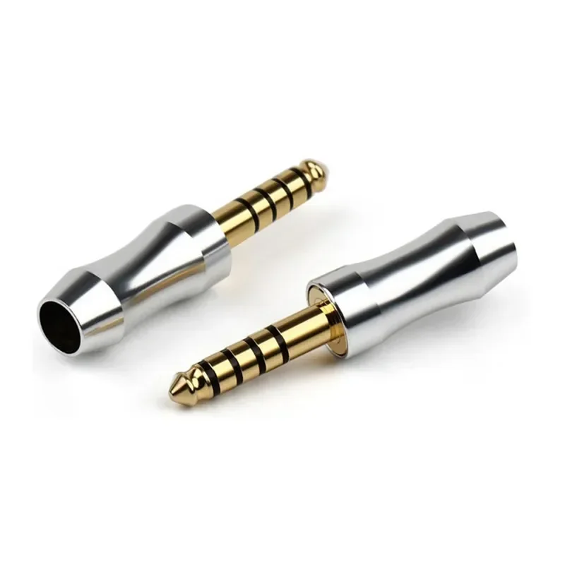Conector de Audio totalmente equilibrado de 4,4mm, 5 polos, electrónica de consumo, enchufe para auriculares, Terminal de altavoz, Cable para auriculares DIY - imagen 3