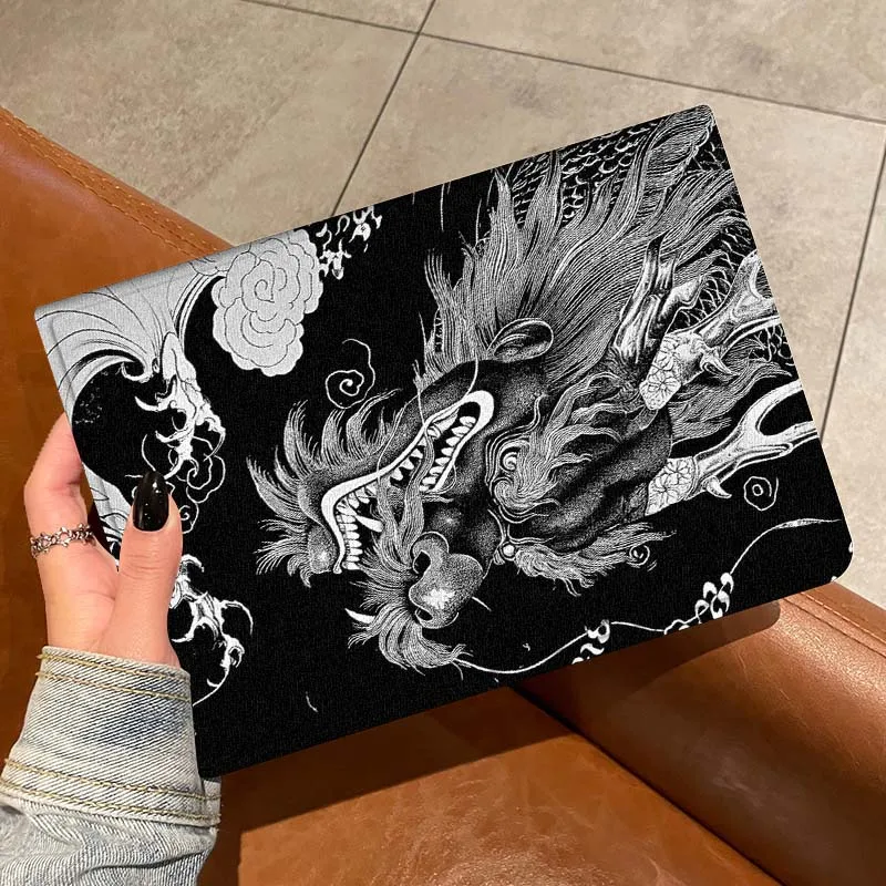 Arte Retro dragón serpiente fresca para Honor Tab Pad MagicPad Tablet 6 7 8 9 10 13 V7 V8 X8a X9a X9 X8 GT GT2 Pro funda para tableta - imagen 4