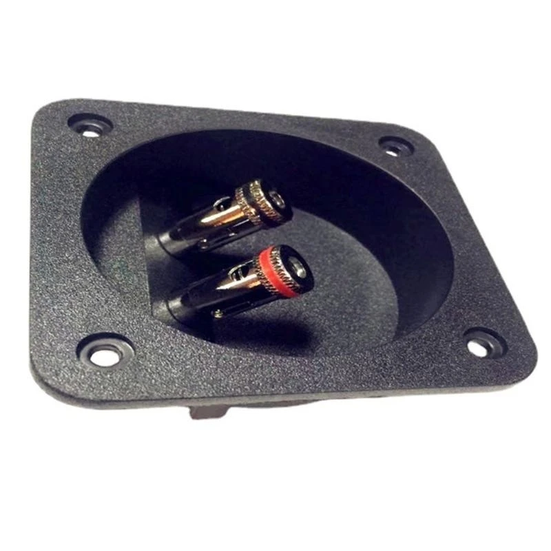 Conectores de copa de tornillo estéreo para coche, enchufes de subwoofer, caja de altavoz de 2 vías, Terminal de encuadernación, caja de conexiones de altavoz, Panel trasero, bricolaje - imagen 4
