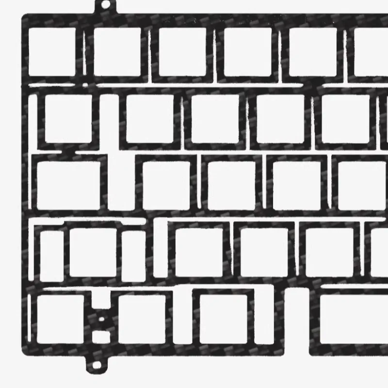 Tablero de posicionamiento de teclado TOFU TKL, PC personalizado, aluminio, PP, fibra de carbono, ergonómico, juego de deportes electrónicos, accesorios de teclado mecánico - imagen 5