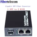 1 SFP to 2 RJ45