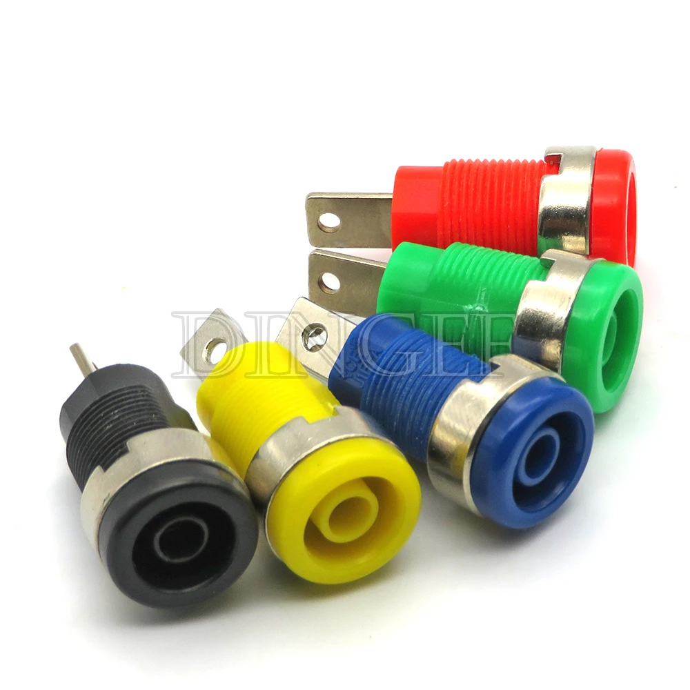 Enchufes Banana de 5 piezas y 4MM, Conector de cable hembra, multímetro, cabeza Banana - imagen 5