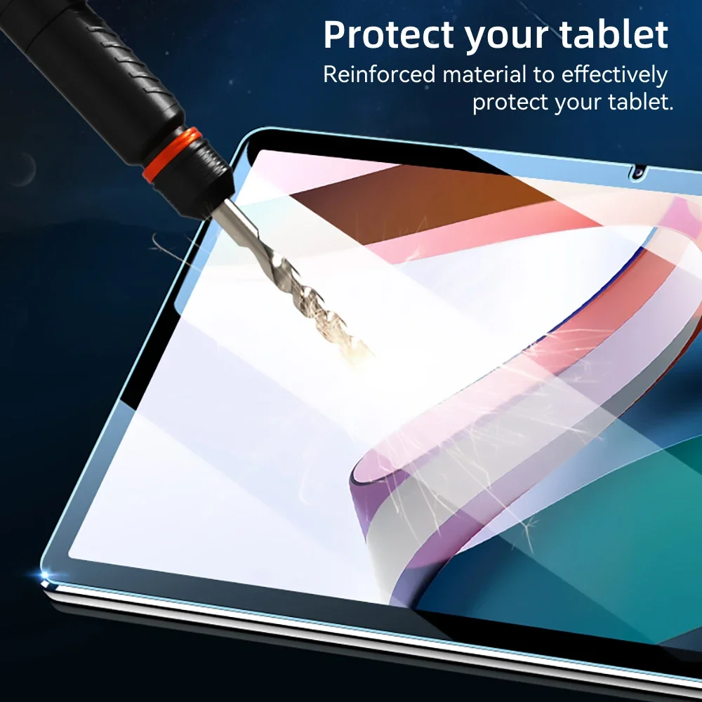 Compatible con Xiaomi Pad 6S Pro Protector de pantalla 9H Película de vidrio templado HD Resistente a los arañazos, Protector de pantalla sin burbujas - imagen 4