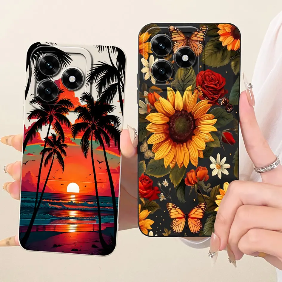 Para Honor X5c Plus 2025 funda creativa conejo gato dibujos animados suave silicona líquida anticaída contraportada para Honor X5c 4G X5cPlus Capa - imagen 2