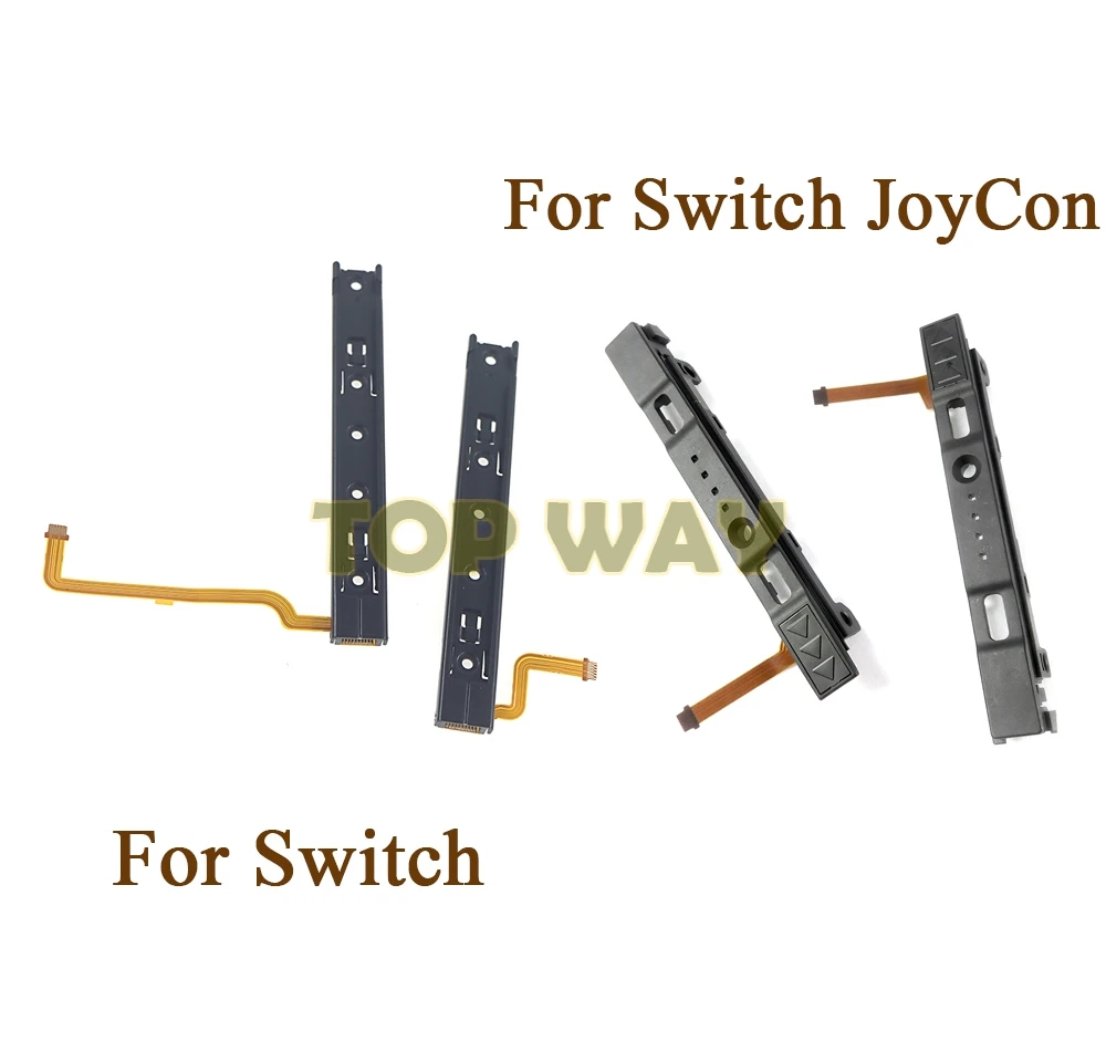 20 piezas para Switch Joy Con, riel deslizante izquierdo y derecho Con Cable flexible, pieza de fijación para consola Nintendo Switch, pista de reconstrucción NS - imagen 2